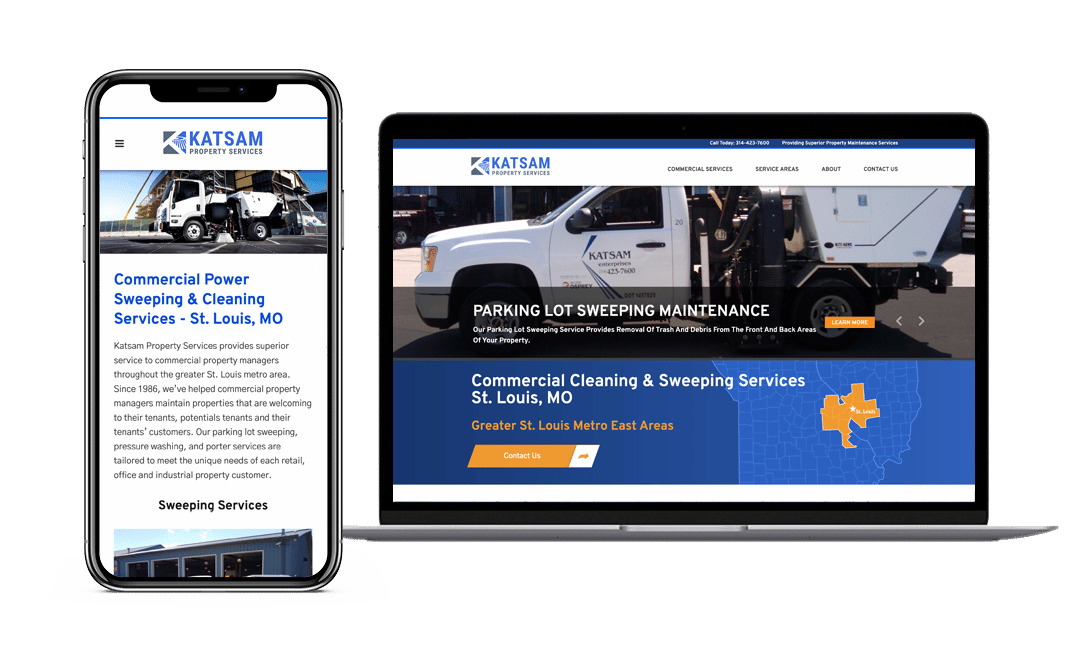 Katsam Website Project by Lead Gear with Mobile Responsive Design