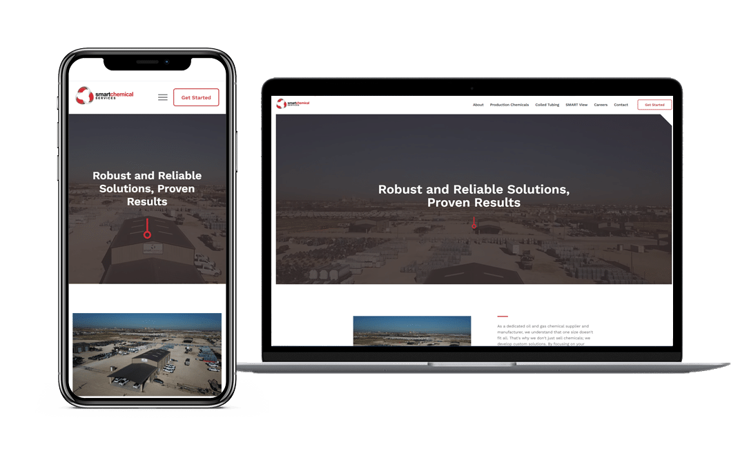 Smart Chemical Website Project by Lead Gear with Mobile Responsive Design