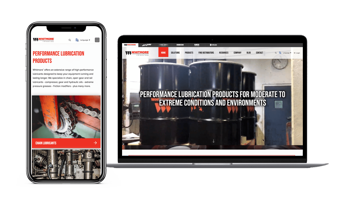 Whitmore Website Project by Lead Gear with Mobile Responsive Design